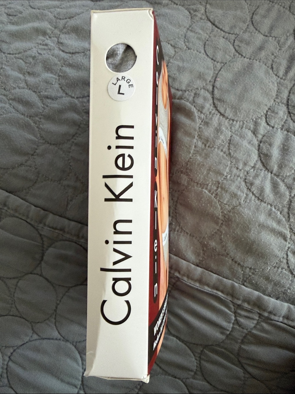 Calvin Klein Grey Cotton Logo Bralette & Bikini Brief Set - Picture 3 of 9